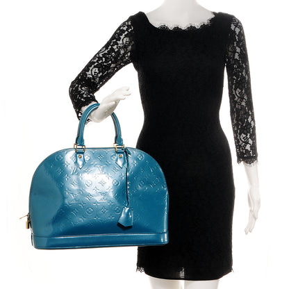 Louis Vuitton Vernis Alma GM Blue Galactic 2 of 8