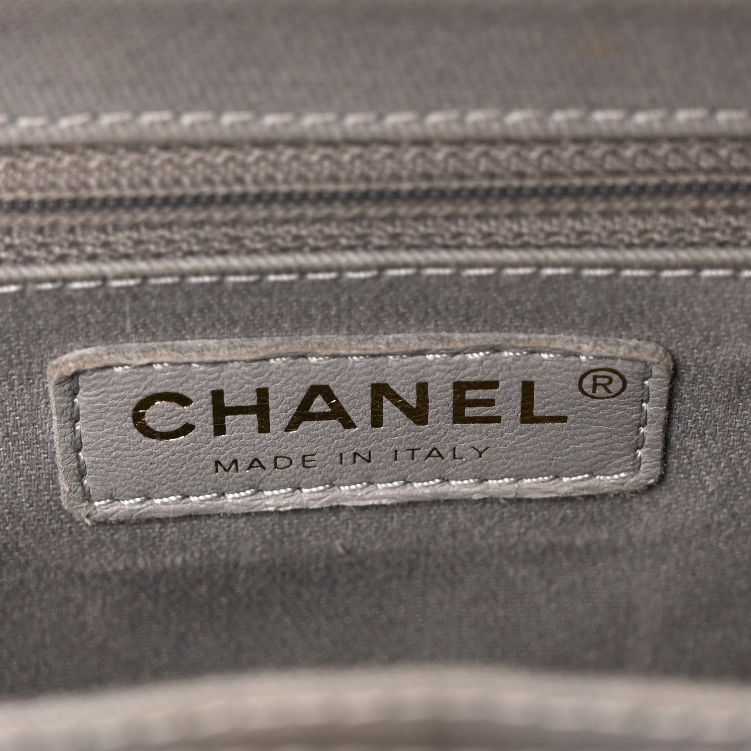 Chanel Caviar Quilted Medium Business Affinity Flap Grey 6 of 10