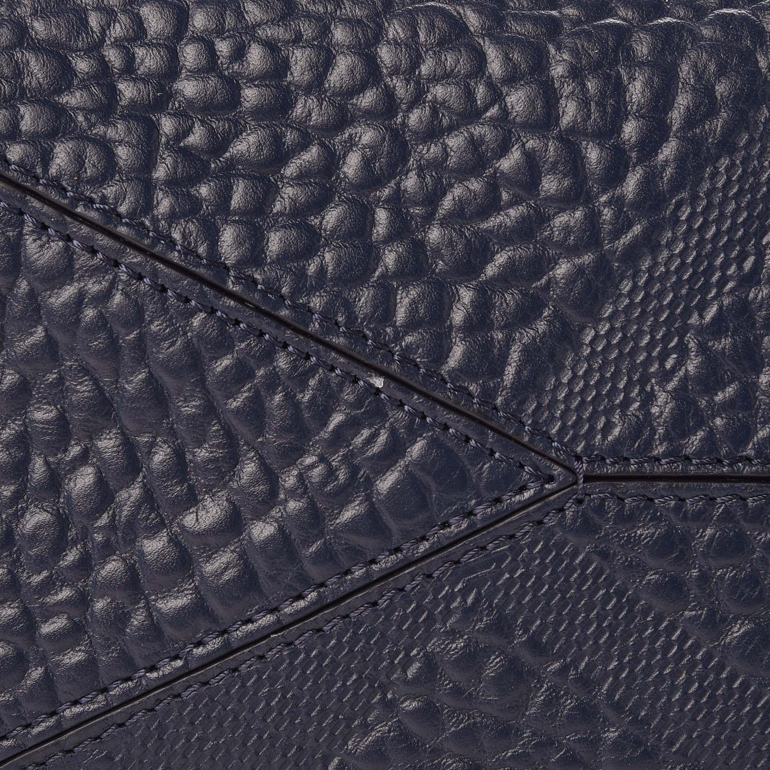 Burberry Heritage Grain Check Embossed Medium Dewsbury Tote Blue Carbon 10 of 10