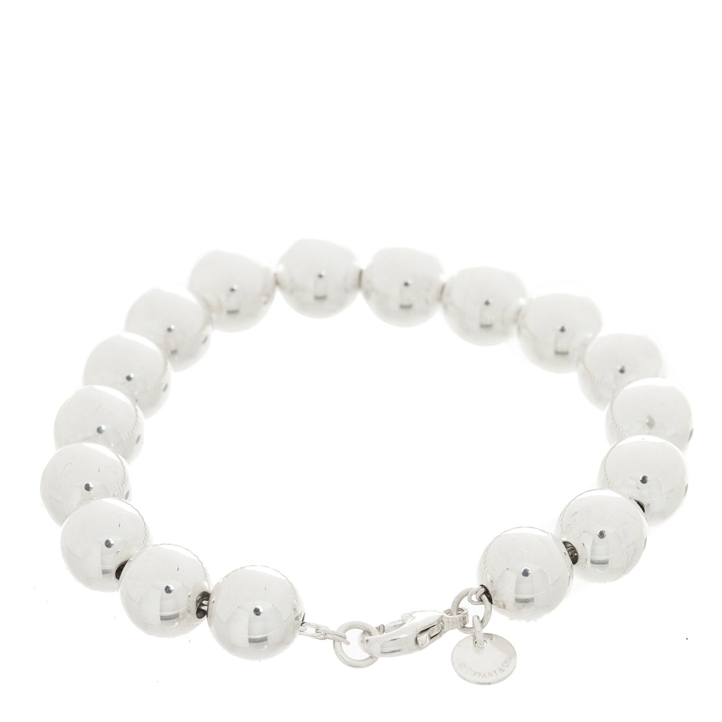 Sterling Silver 10mm Hardwear Ball Bracelet