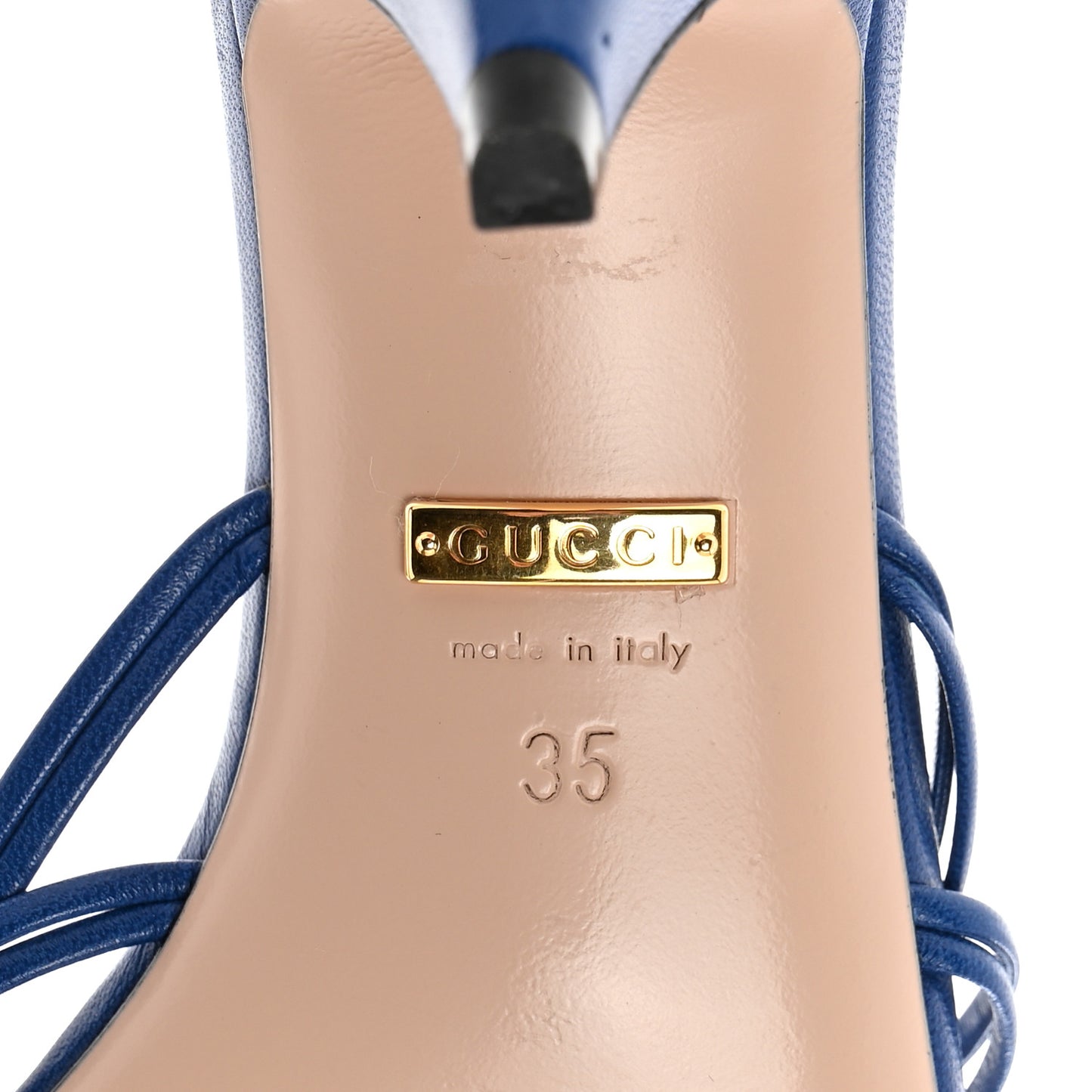 Malaga Kid Crystal GG 55mm Sandals 35 Blue