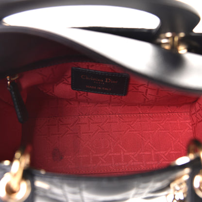 Christian Dior Lambskin Cannage Small My ABCDior Lady Dior Black 7 of 8
