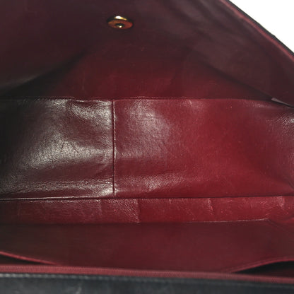 Chanel Lambskin Quilted XL Jumbo Single Flap Black 9 of 11