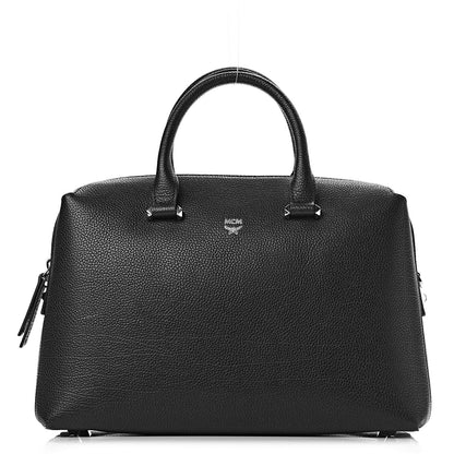 MCM Grained Calfskin Medium Ella Boston Black 1 of 10