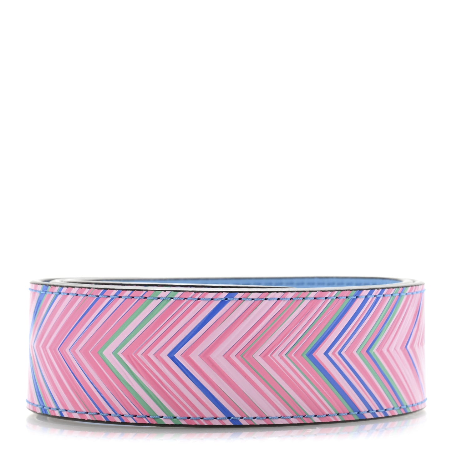 Epi Tropical Bandouliere Shoulder Strap Blue Rose