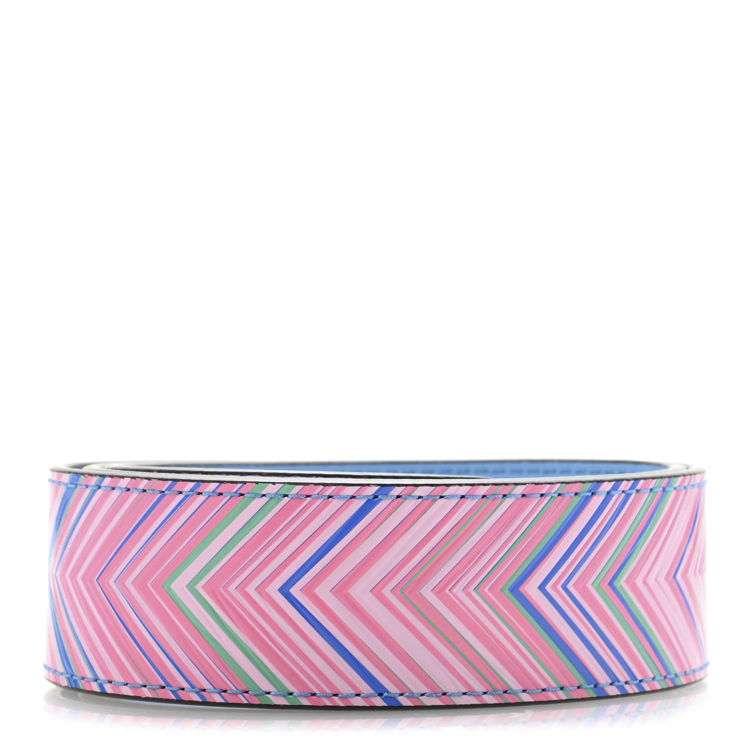 Louis Vuitton Epi Tropical Bandouliere Shoulder Strap Blue Rose 2 of 7
