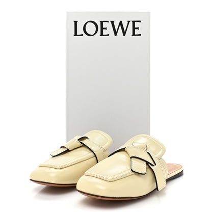 Loewe Calfskin Gate Mule Sandals 37 Milk 14 of 14
