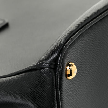 Prada Saffiano Medium Galleria Double Zip Tote Black 13 of 15