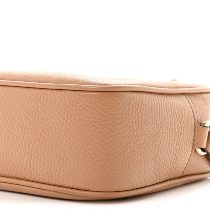 Gucci Pebbled Calfskin Small Soho Disco Bag Camelia 10 of 10