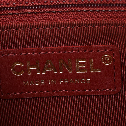 Chanel Caviar Quilted Medium Coco Tassel Camera Case Burgundy 6 of 10