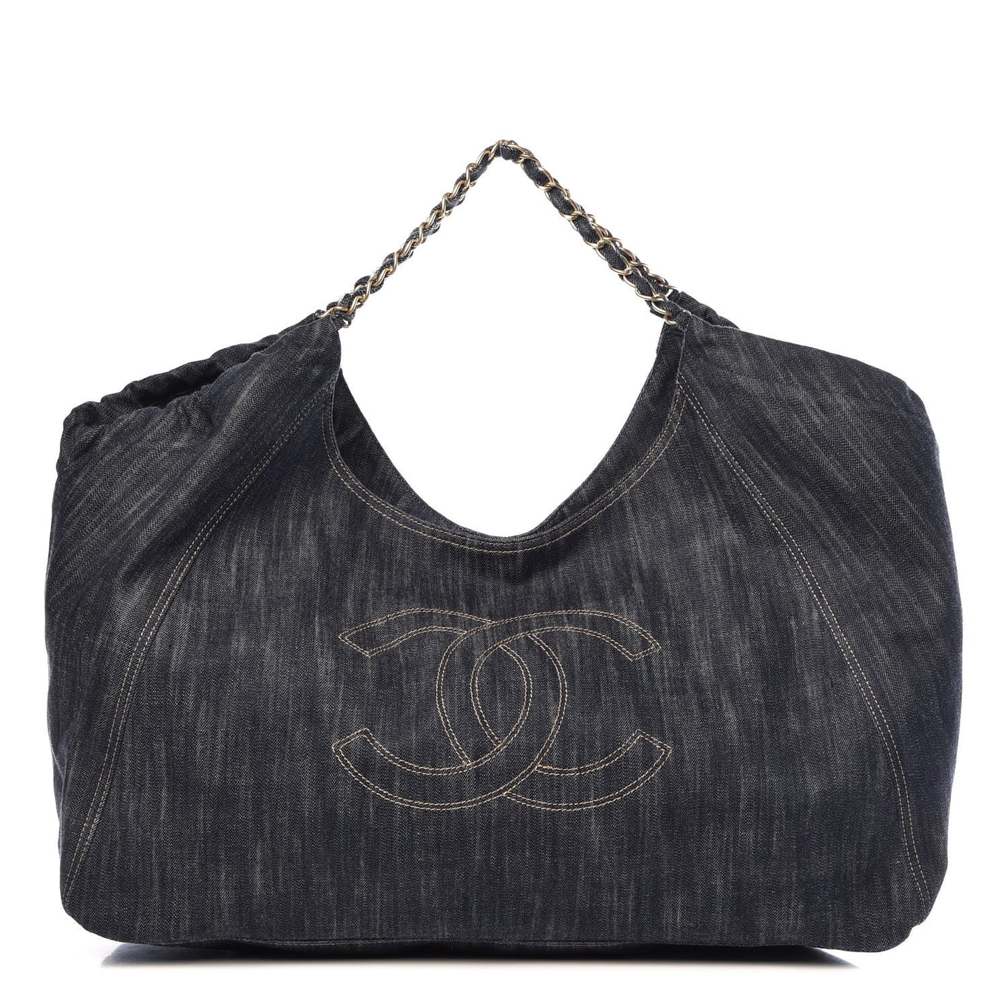 Denim XL Coco Cabas Tote Dark Blue
