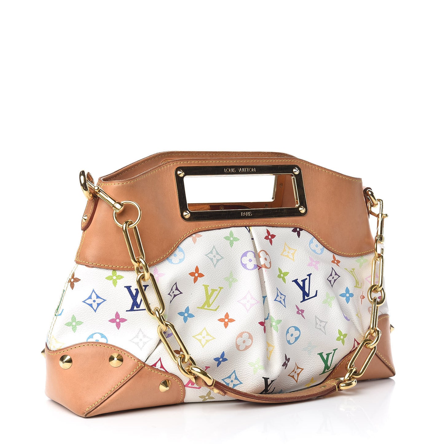 Monogram Multicolor Judy GM White