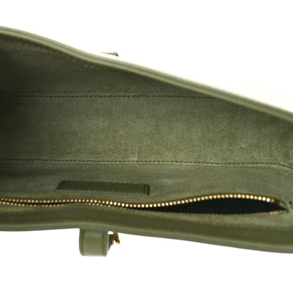 Saint Laurent Smooth Calfskin Le 5 A 7 Hobo Pistache 5 of 8