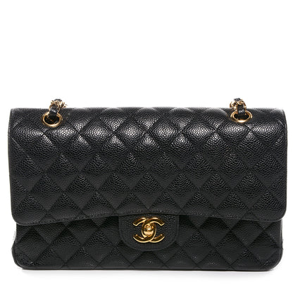 Chanel Caviar Quilted Medium Double Flap Black 1 of 9