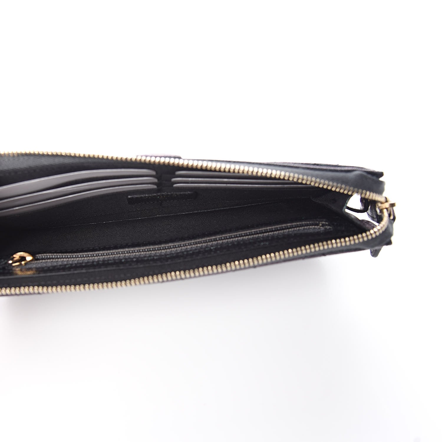 Chanel Iridescent Caviar Quilted Classic Pouch With Handle Black 5 of 8
