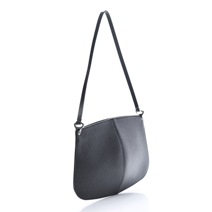 Louis Vuitton Epi Demi Lune Pochette Black 3 of 11