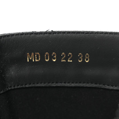Christian Dior Neoprene Rubber Diorground Low Boots 38 Black 9 of 9