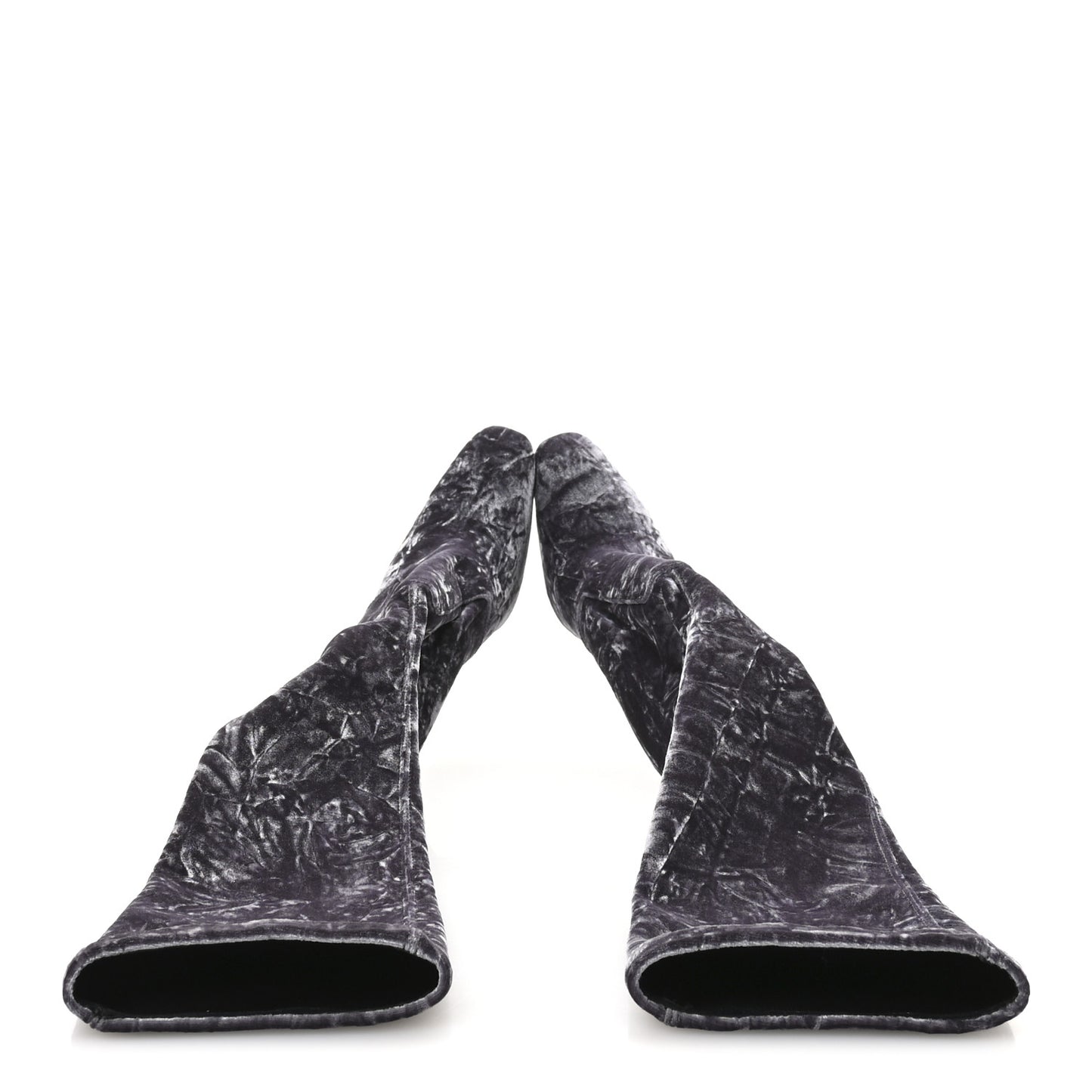 Velvet Ella Knee High Boots 37.5 Cool Grey