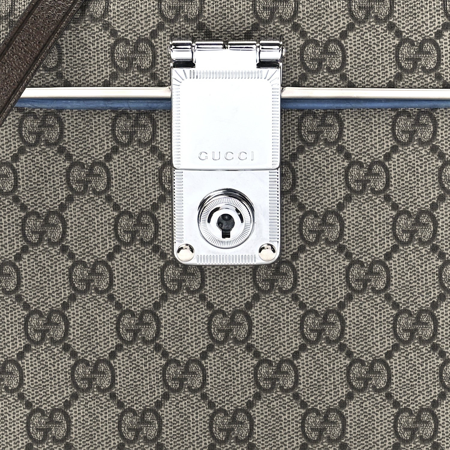 Gucci GG Supreme Monogram Globe-Trotter Beauty Case Brown 8 of 11