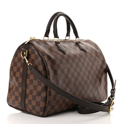 Louis Vuitton Damier Ebene Speedy Bandouliere 35 3 of 10