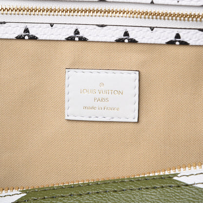 Louis Vuitton Monogram Giant Keepall Bandouliere 50 Kaki Beige 6 of 12