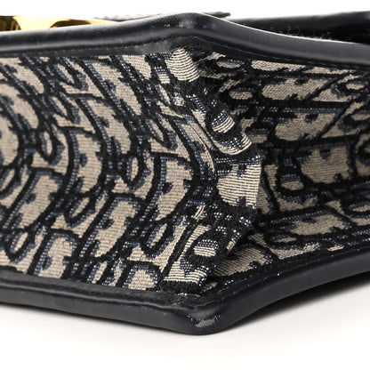 Christian Dior Oblique 30 Montaigne Chain Flap Bag Blue 10 of 10