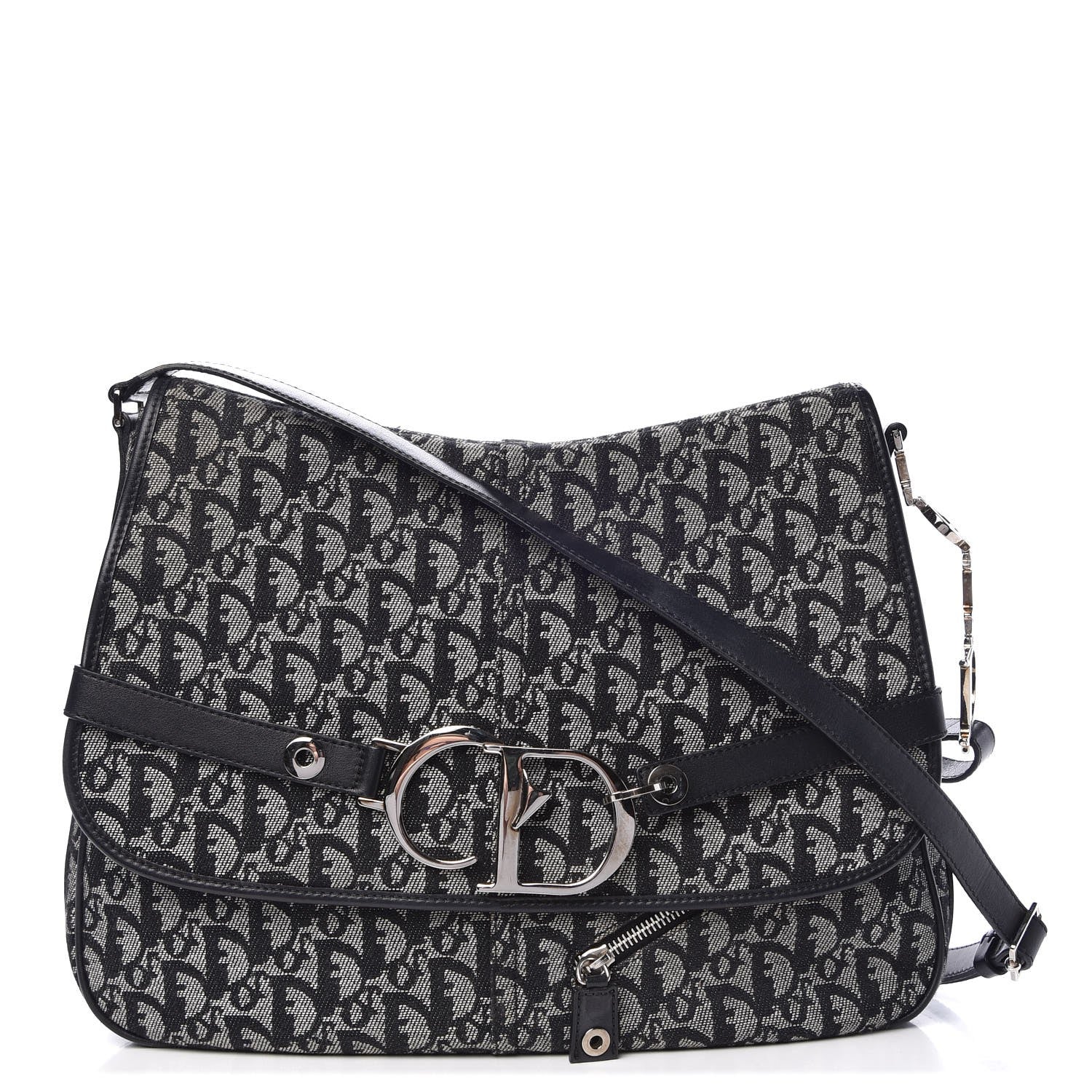 Christian Dior Monogram Messenger Black 1 of 10