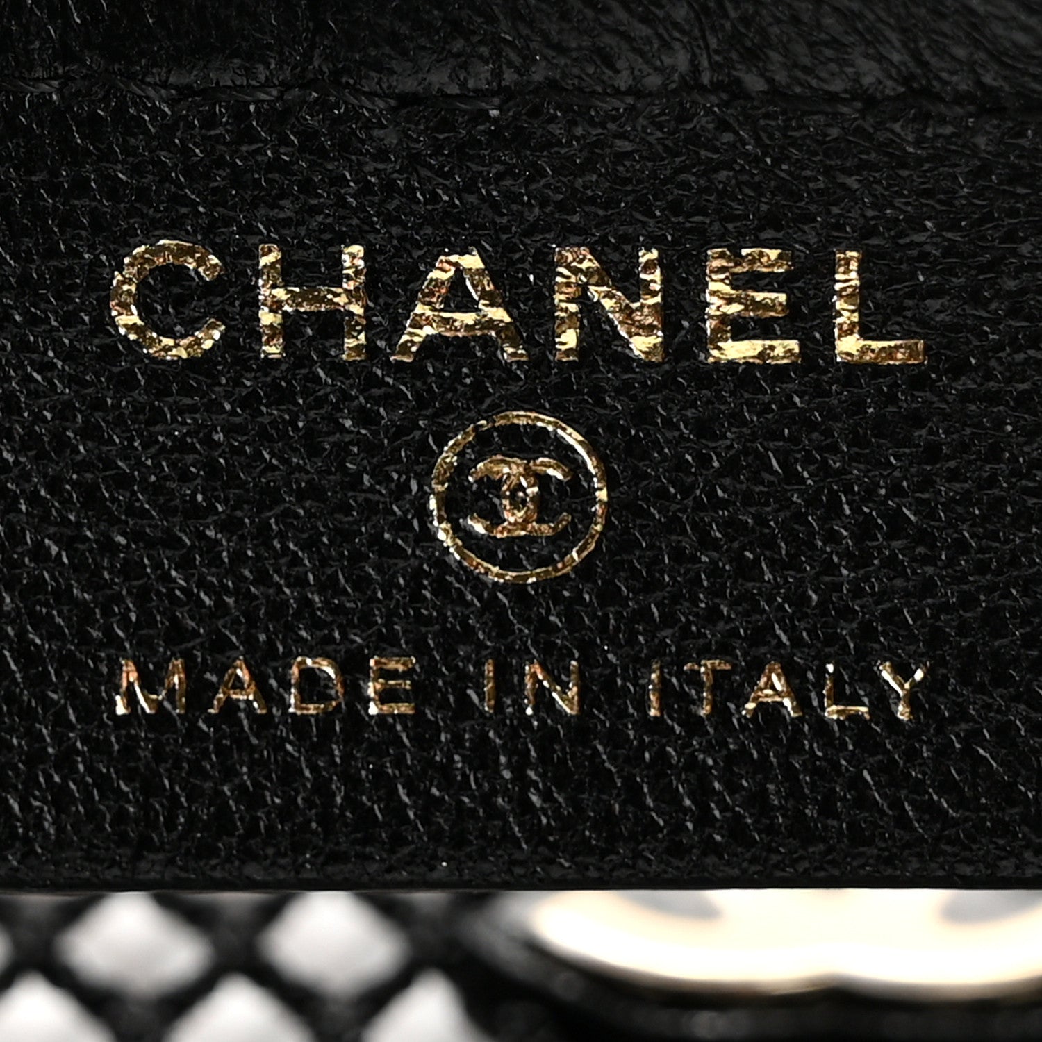 Chanel Mesh Shiny Lambskin Pouch Hobo Black 5 of 10