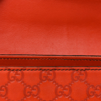 Gucci Guccissima Large Emily Chain Shoulder Bag Sun Orange 11 of 11