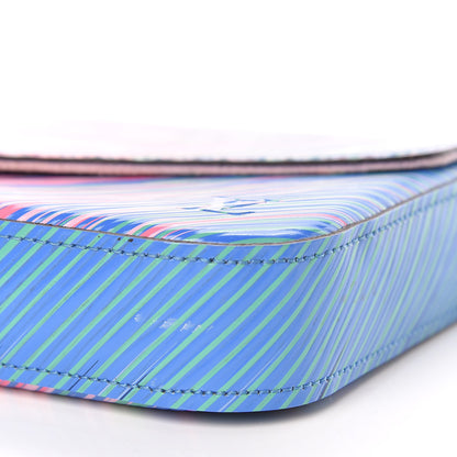 Louis Vuitton Epi Tropical Pochette Felicie Blue Rose 7 of 12