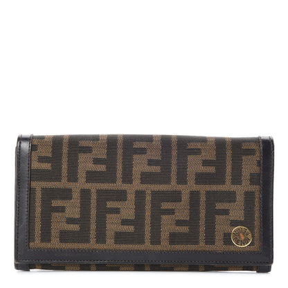 Fendi Zucca Continental Wallet Tobacco Moro 1 of 15