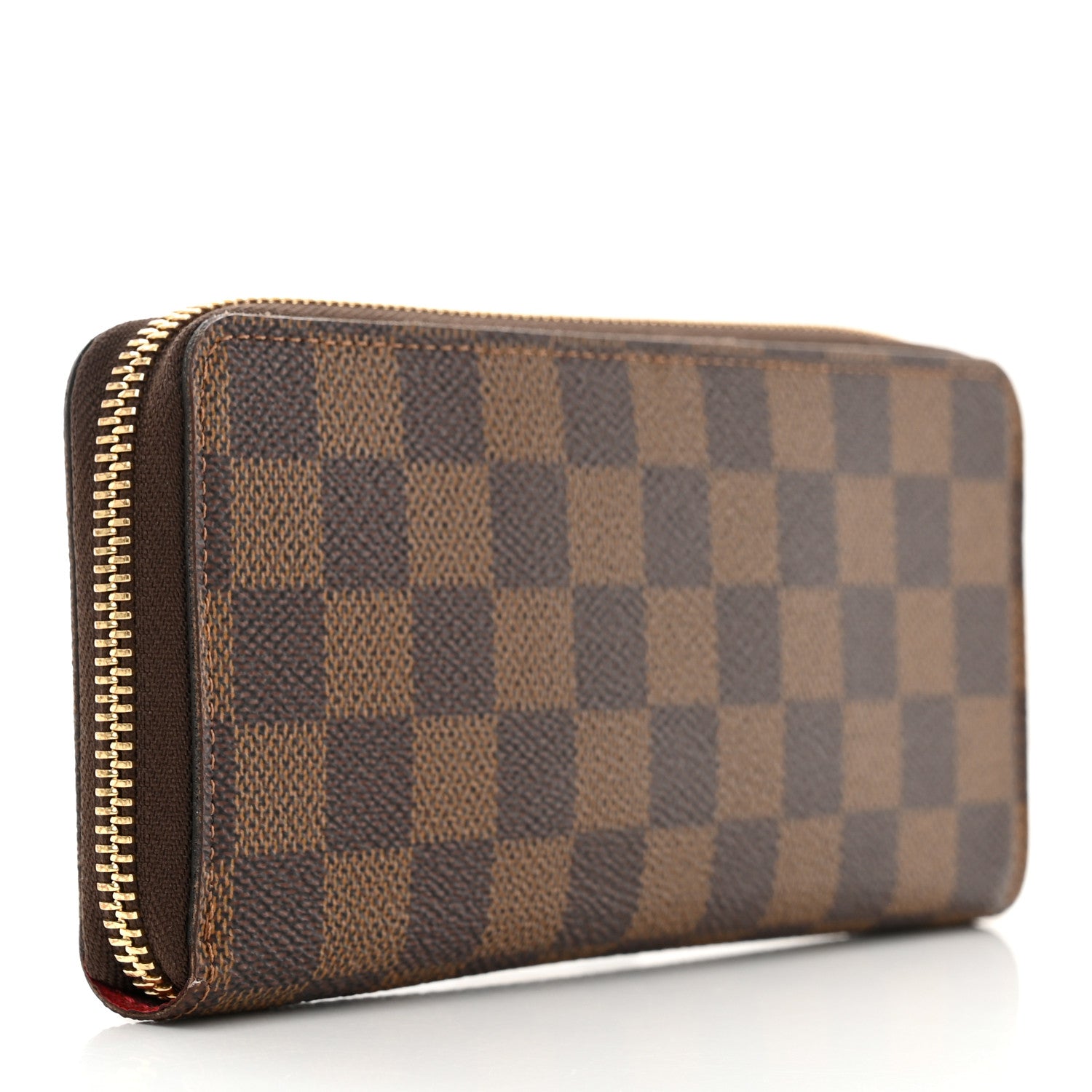 Louis Vuitton Damier Ebene Clemence Wallet Cherry 3 of 10