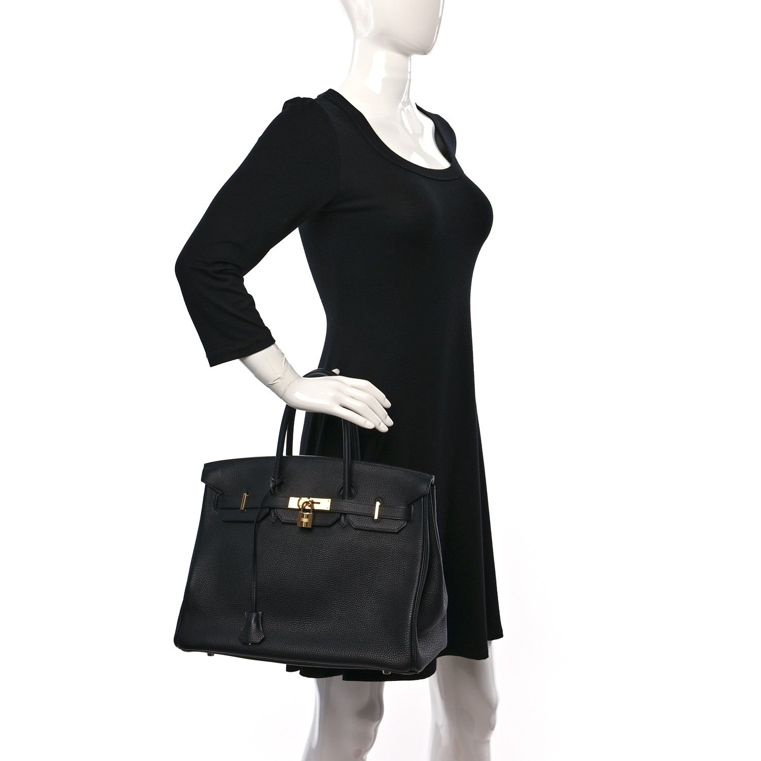 Hermes Togo Birkin 35 Black 2 of 13