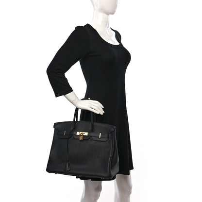 Hermes Togo Birkin 35 Black 2 of 13