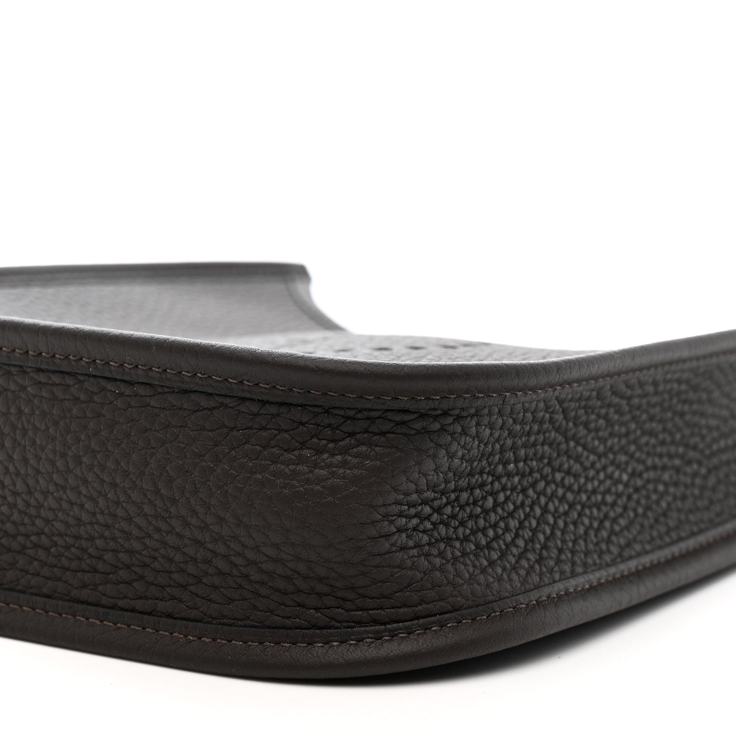 Hermes Taurillon Clemence Evelyne TPM Chocolate 10 of 11