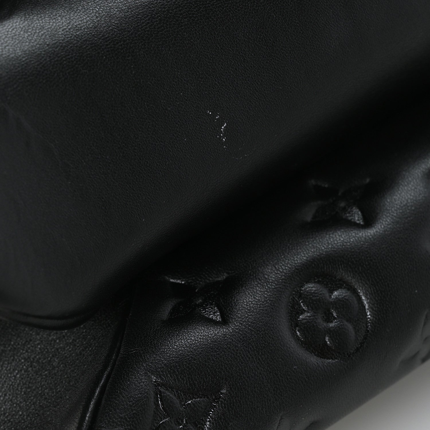 Louis Vuitton Lambskin Embossed Monogram Coussin MM Black 11 of 11