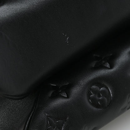 Louis Vuitton Lambskin Embossed Monogram Coussin MM Black 11 of 11