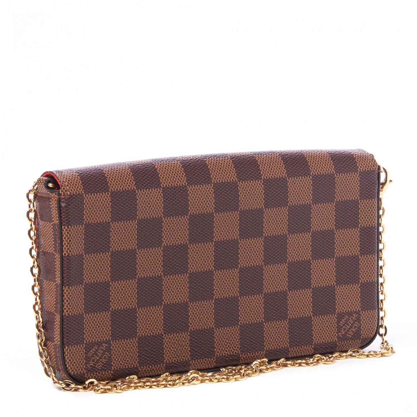 Damier Ebene Pochette Felicie Chain Wallet