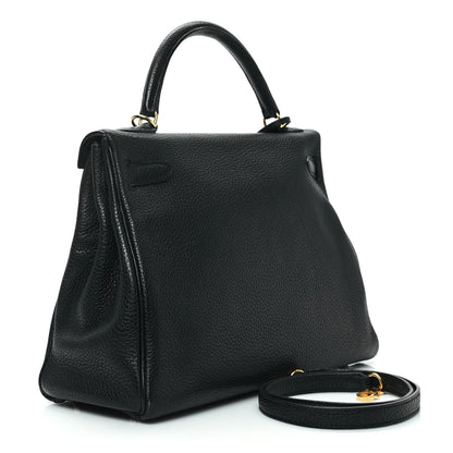 Hermes Togo Kelly Retourne 32 Black 3 of 10