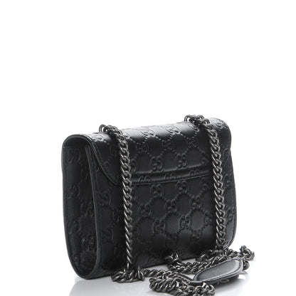 Gucci Guccissima Mini Emily Shoulder Bag Black 3 of 8