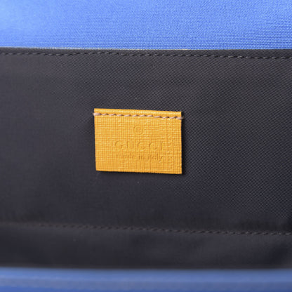 Gucci Canvas Childrens Sciroppo Patch Backpack Blue 7 of 11