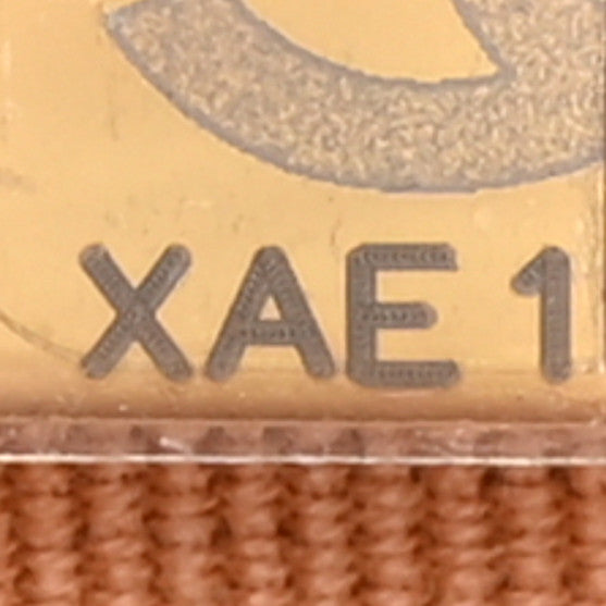 Metallic Lambskin Quilted Wallet On Chain WOC Golden