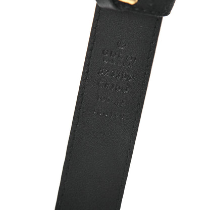 Gucci Suede Icaro G Cube 25mm Belt 105 42 5 of 5