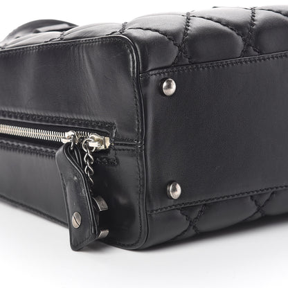 Chanel Calfskin Quilted Top Handle Bag Black 8 of 13