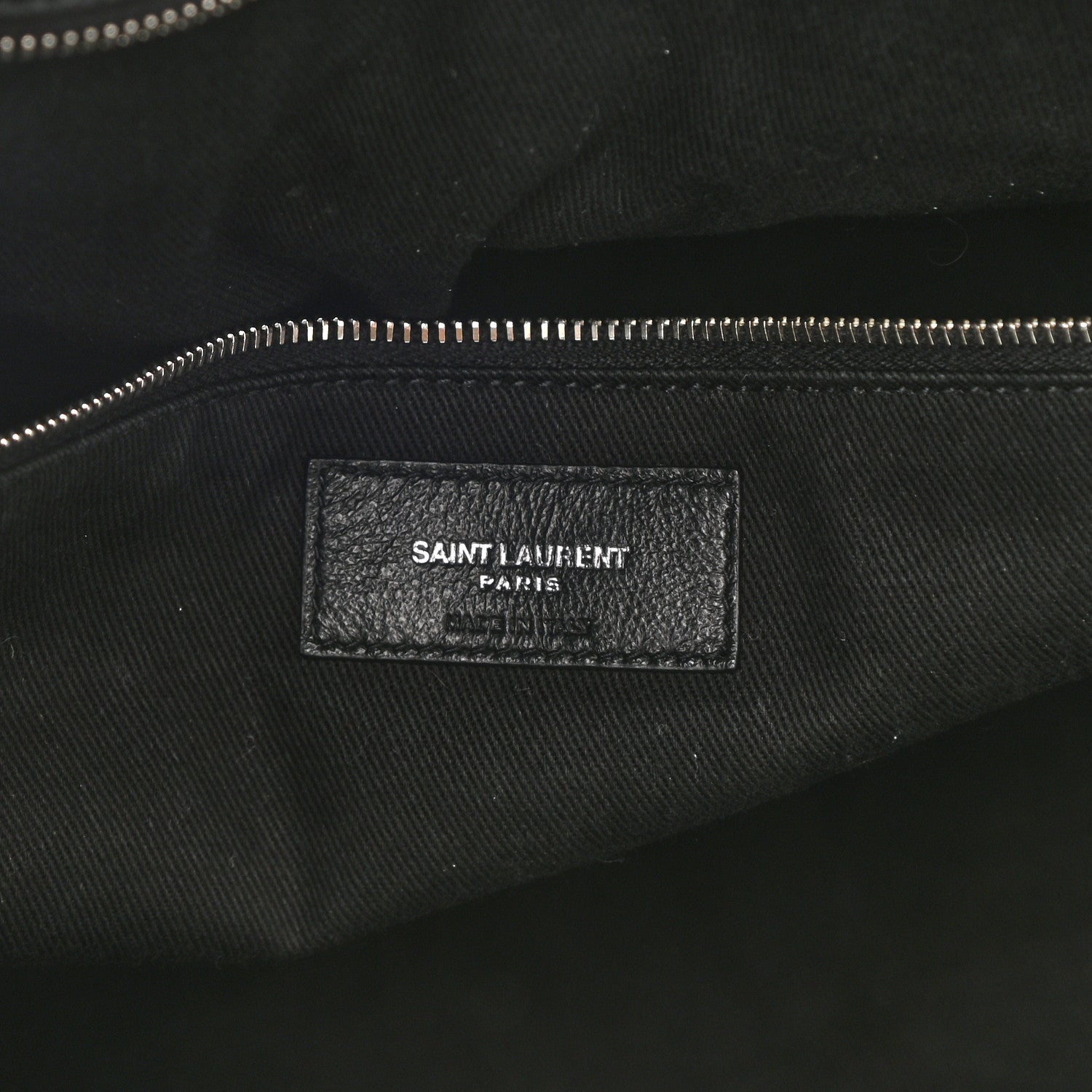 Saint Laurent Grained Calfskin Medium Souple Sac De Jour Duffle Black 6 of 9