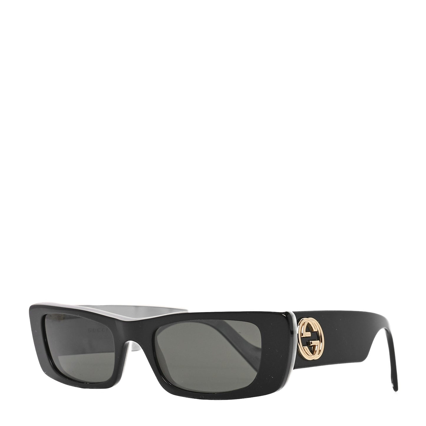 Acetate Rectangular Sunglasses GG0516S Black