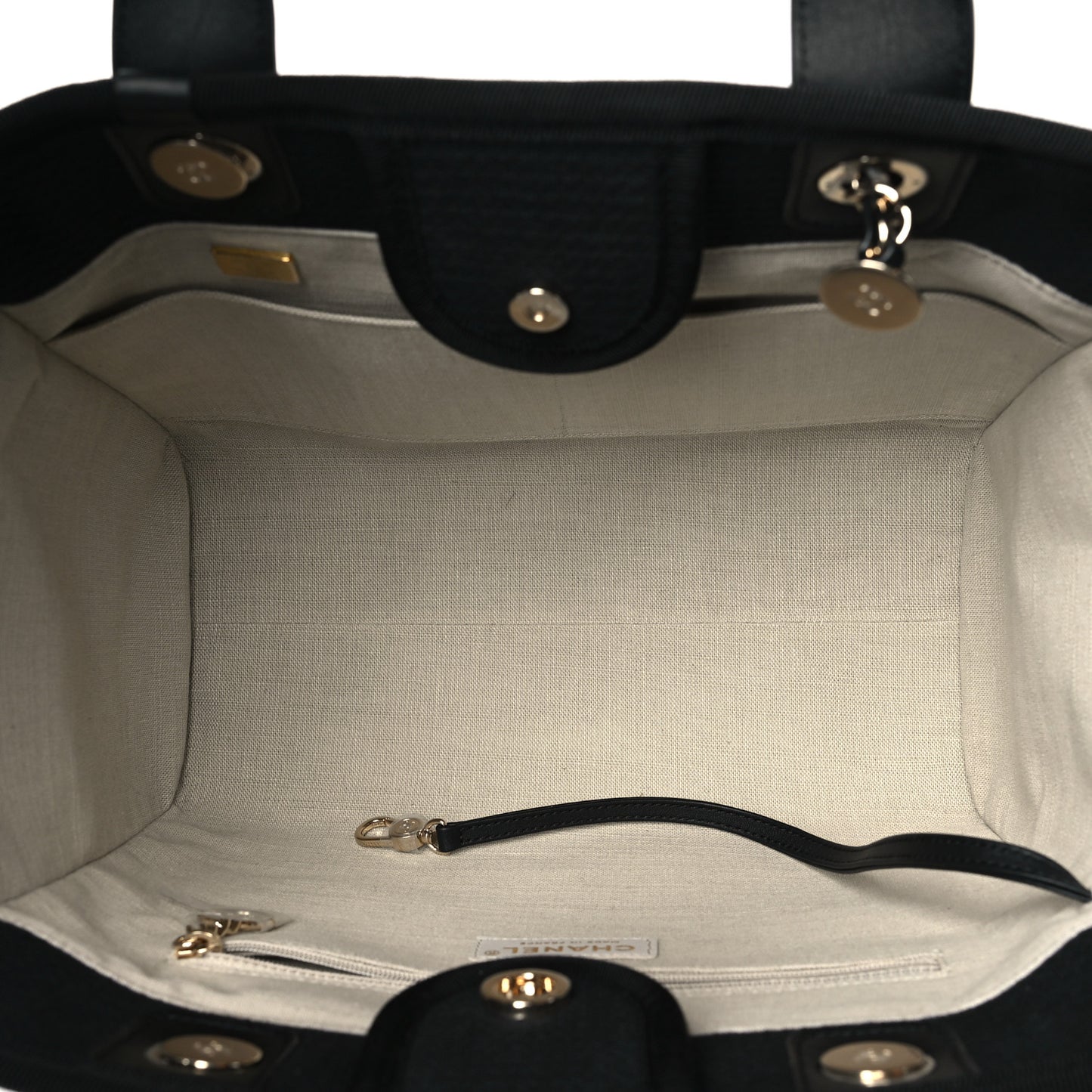 Mixed Fibers Small Deauville Tote Black