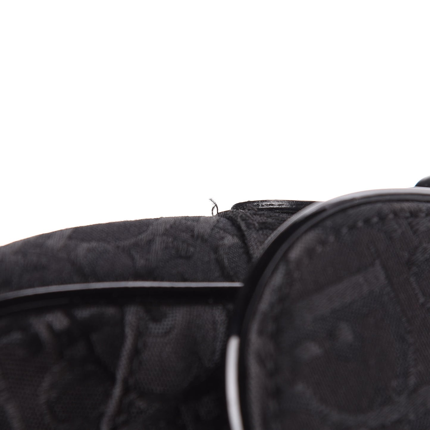 Monogram Saddle Bag Black