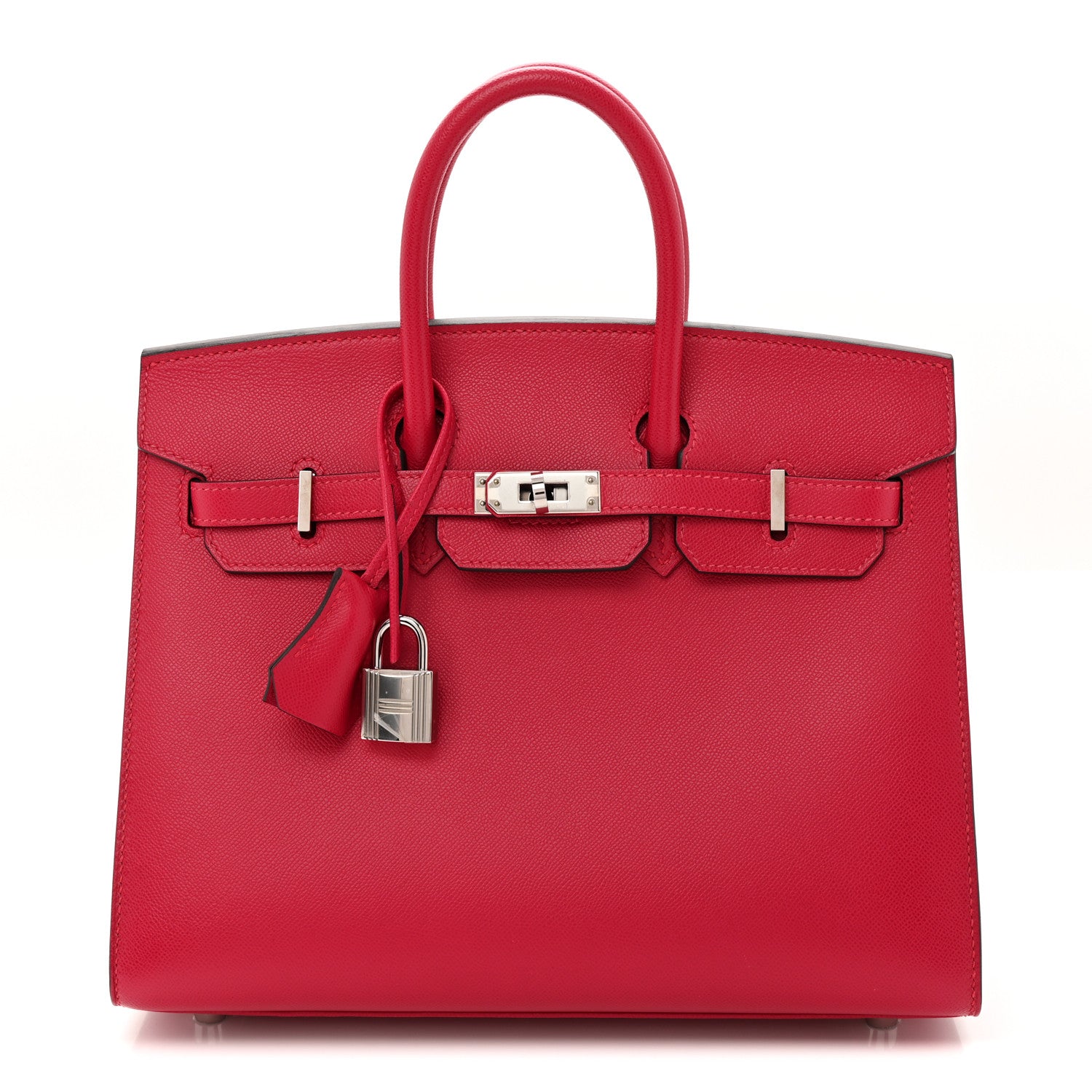 Hermes Madame Calfskin Birkin Sellier 25 Framboise 1 of 11