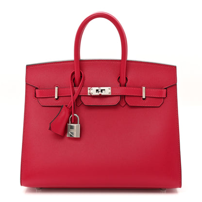 Hermes Madame Calfskin Birkin Sellier 25 Framboise 1 of 11